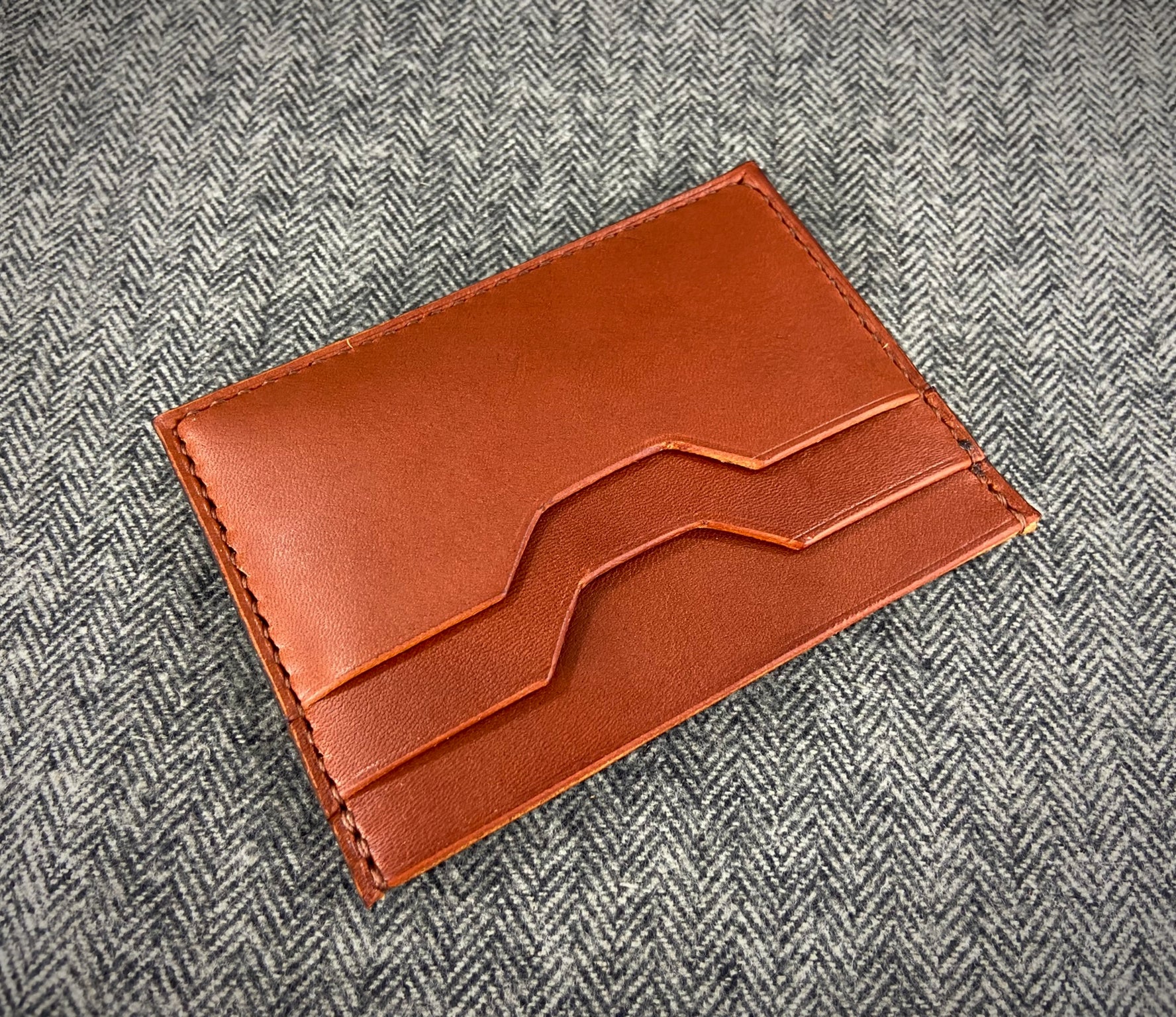 Slim Leather Wallet - USA Made - Full Grain Leather